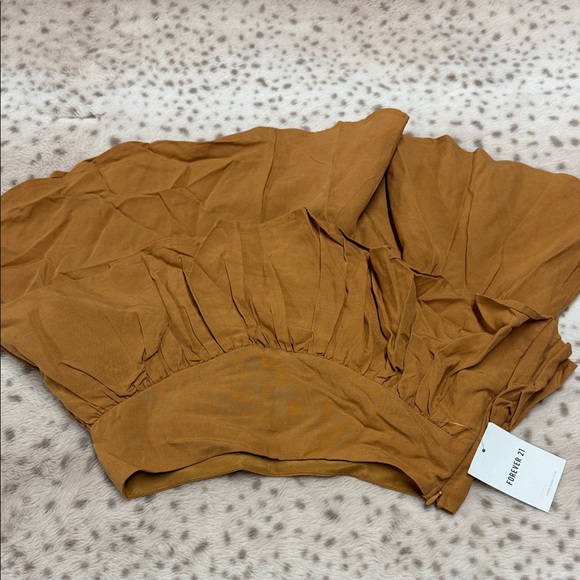Forever 21 Layered Brown Mini Skirt - Picture 4 of 6